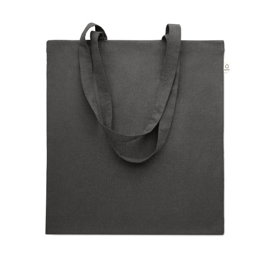 Sac shopping en coton recyclé VIVEKA COLOUR - Accessoire écoresponsable pour vos courses quotidiennes - Personnalisable pour ent