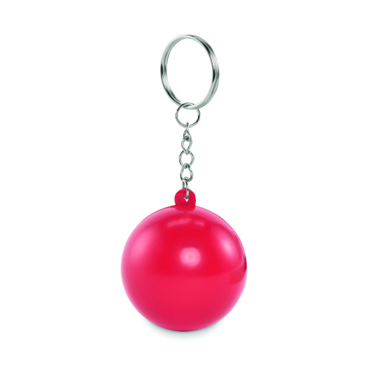 Porte-clés boule en PU CIRKELY - Accessoire pratique et élégant pour promouvoir votre marque