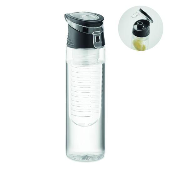 Bouteille personnalisable en RPET 500ml SPORTTLE avec infuseur de fruits - Idéal pour rester hydraté toute la journée - Poignée 