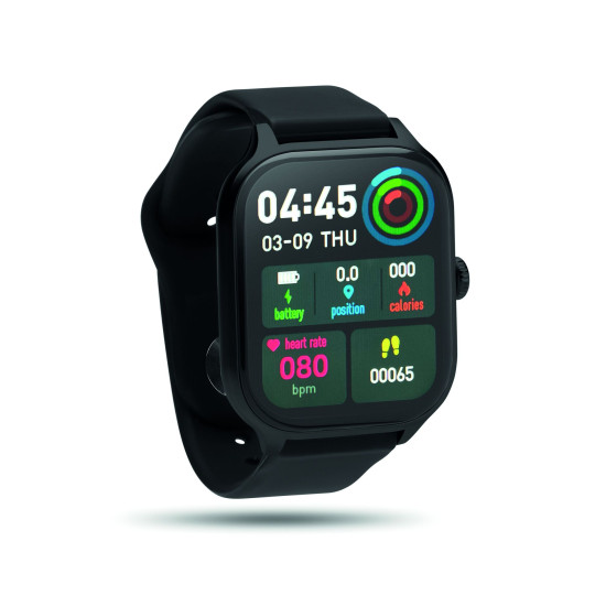 Montre de santé sans fil IRTO en alliage de zinc avec bracelet en silicone - BCM Goodies