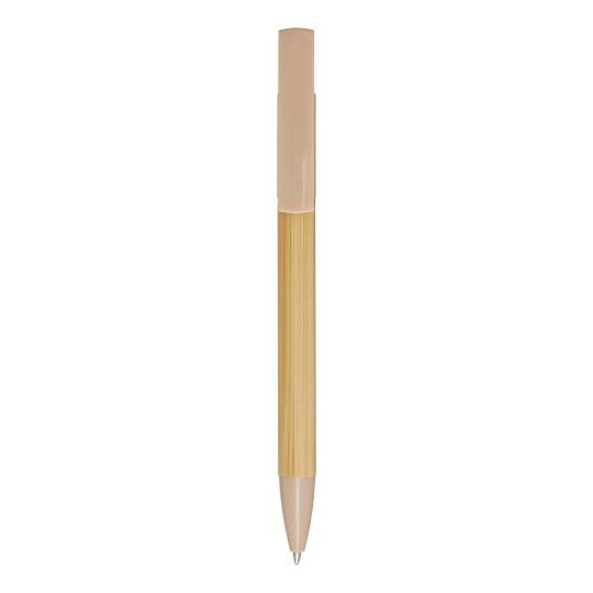 Stylo support de téléphone en bambou personnalisable - BCM Goodies