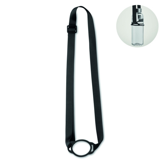 Lanyard porte-gobelet 6cm LANCUP en silicone de haute qualité - BCM Goodies