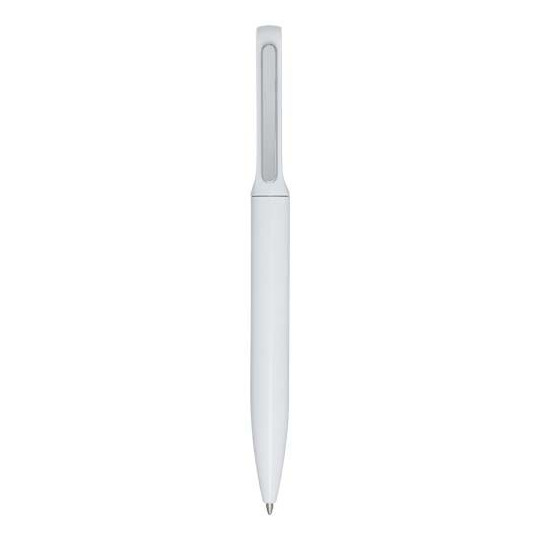 Stylo bille en aluminium recyclé Blanca - Produit écologique et pratique pour un usage quotidien au bureau ou à la maison
