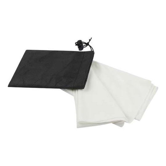 Serviette de sport Lucas en RPET - Serviette personnalisée en polyester recyclé - BCM Goodies