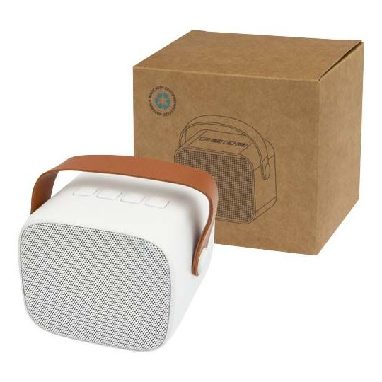 Haut-parleur sans fil Diya en plastique recyclé - Accessoire pratique et écologique