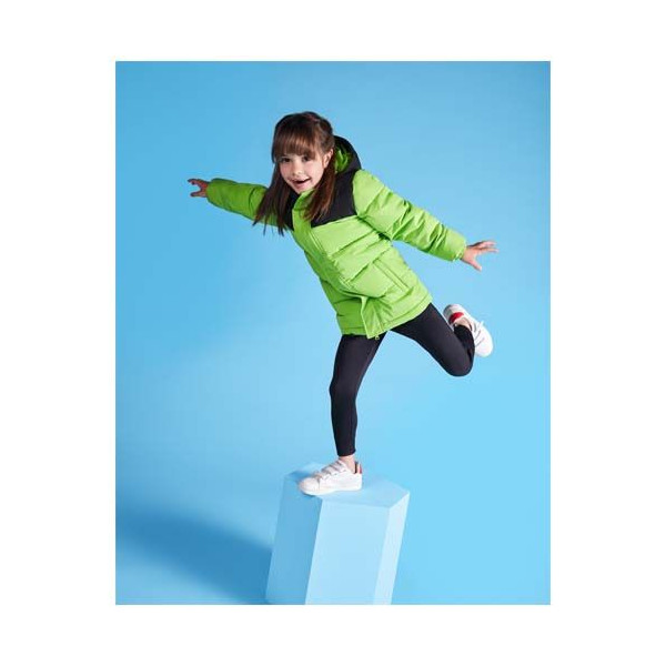 Veste Tallin isolante pour enfant - Vêtement matelassé avec capuche fixe