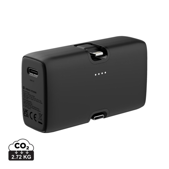Powerbank 20W PD en plastique RCS Urban Vitamin Los Angeles 5000mAh - Accessoire indispensable et pratique