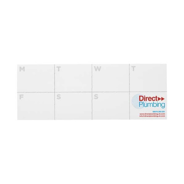 Notes autocollantes recyclées Sticky-Mate® avec agenda imprimé - BCM Goodies
