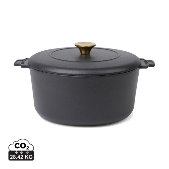 Cocotte VINGA 5.5 L Monte Heritage en fonte émaillée pour cuisine mijotée - BCM Goodies