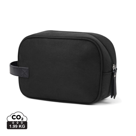 Trousse de toilette Marlow en polyester recyclé avec poche intérieure zippée - BCM Goodies