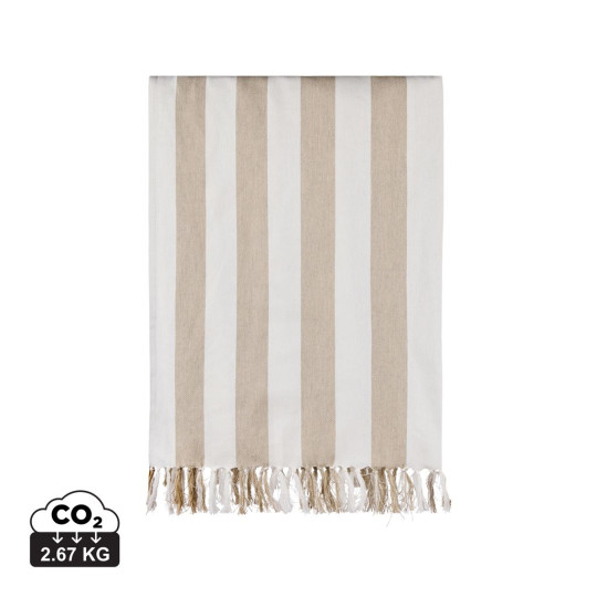 Serviette de plage hammam VINGA GRS Ornos - Serviette écologique personnalisable pour entreprise