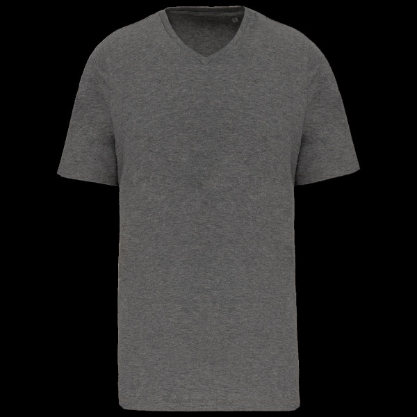 T-shirt Supima® col V manches courtes homme en coton de qualité - BCM Goodies
