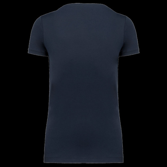 T-shirt Supima® col V manches courtes femme - 100% coton - BCM Goodies