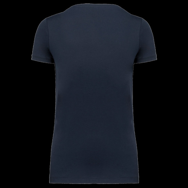 T-shirt Supima® col V manches courtes femme - 100% coton - BCM Goodies