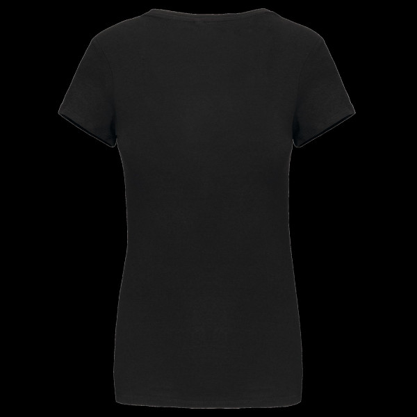 T-shirt col rond manches courtes femme personnalisable BCM Goodies - Confort optimal en coton et élasthanne - Coupe moderne et p