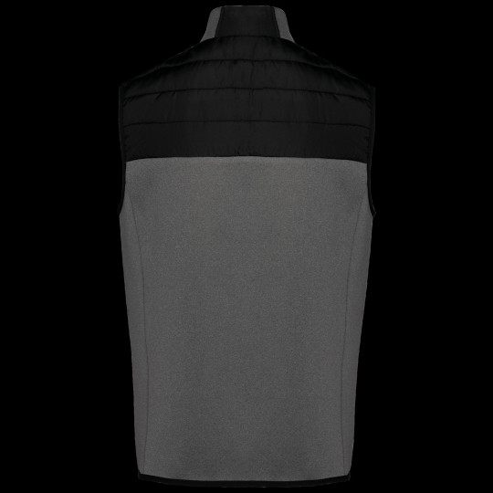 Bodywarmer bi-matière pour homme - Vêtement de qualité pour activités en extérieur