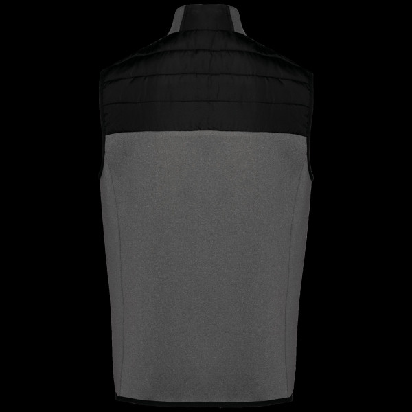Bodywarmer bi-matière pour homme - Vêtement de qualité pour activités en extérieur