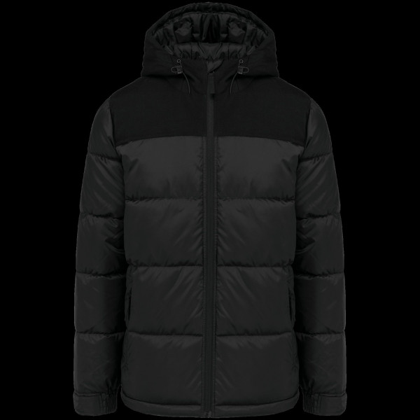 Parka matelassée à capuche bi-ton unisexe personnalisable - BCM Goodies