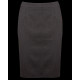 Jupe droite personnalisable en polyester, viscose et élasthanne - BCM Goodies