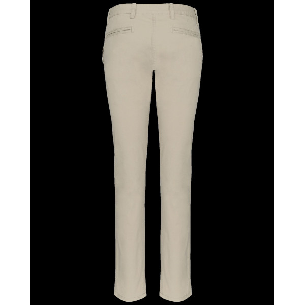 Pantalon chino femme personnalisable en coton et élasthanne - BCM Goodies
