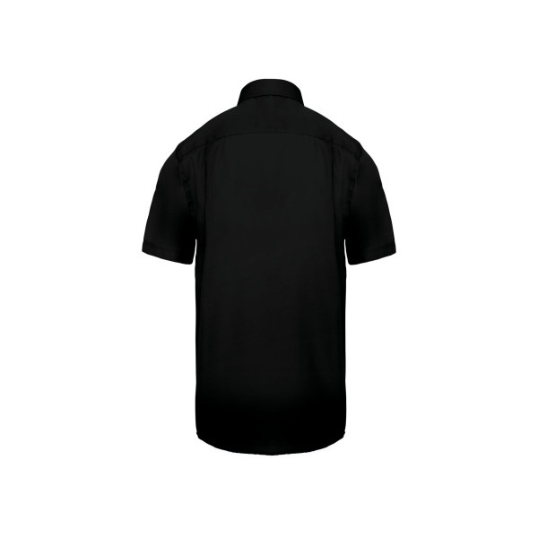 Chemise micro-sergé manches courtes sans repassage - BCM Goodies
