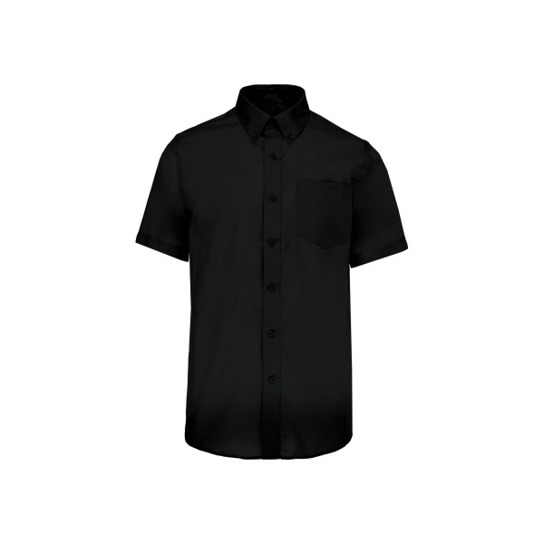 Chemise micro-sergé manches courtes sans repassage - BCM Goodies
