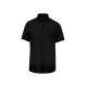 Chemise micro-sergé manches courtes sans repassage - BCM Goodies