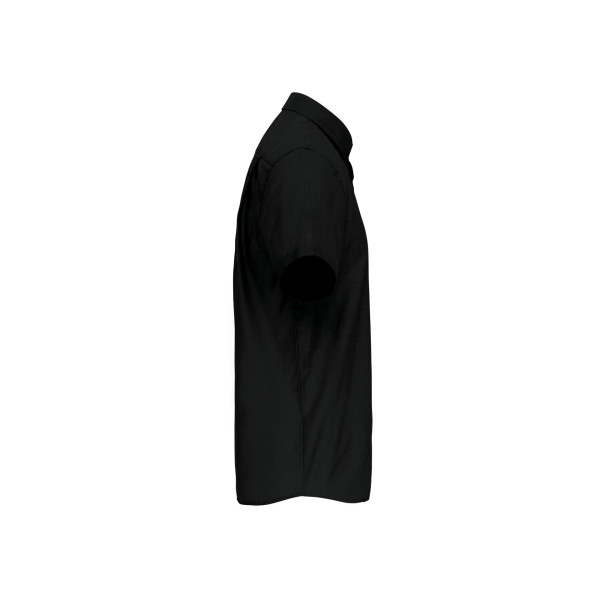 Chemise micro-sergé manches courtes sans repassage - BCM Goodies