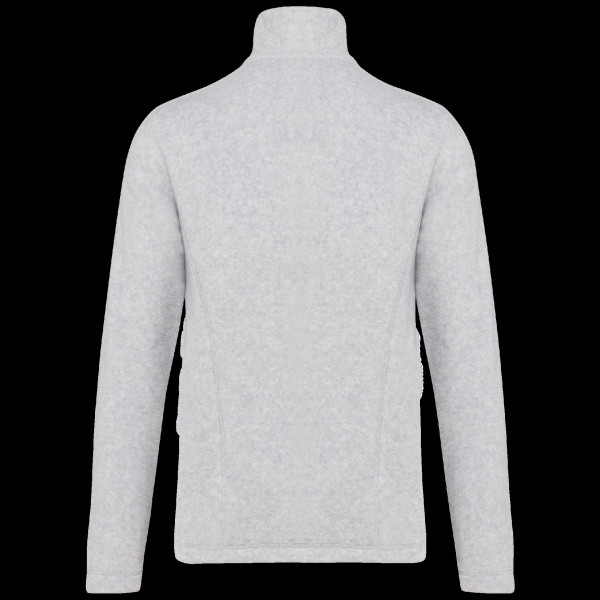 Veste micropolaire zippée pour femme - Polyester antiboulochage - Coupe cintrée - Biais de finition - Idéale pour la promotion d