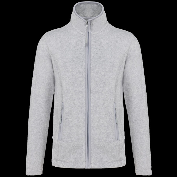Veste micropolaire zippée pour femme - Polyester antiboulochage - Coupe cintrée - Biais de finition - Idéale pour la promotion d