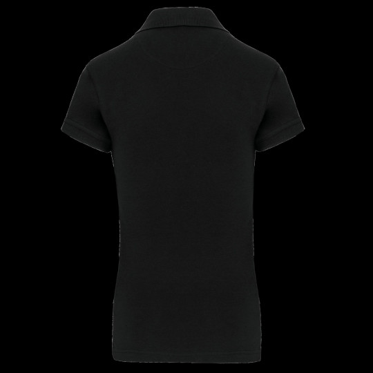 Polo piqué manches courtes femme en coton et élasthanne - BCM Goodies