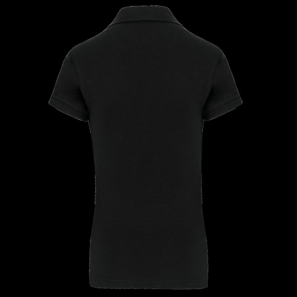 Polo piqué manches courtes femme en coton et élasthanne - BCM Goodies