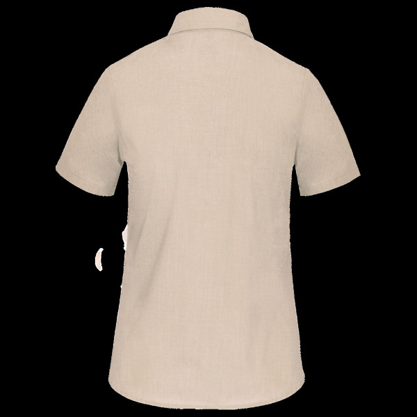Chemise popeline polycoton manches courtes femme - BCM Goodies