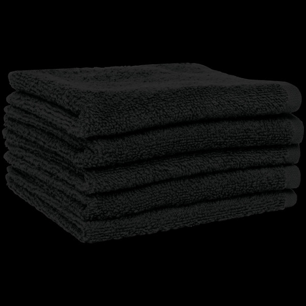 Serviettes d'invité 30 x 30 cm - Lot de 5 serviettes en coton personnalisables | BCM Goodies