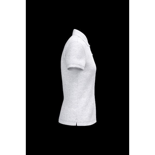 Polo manches courtes femme en coton peigné maille piquée personnalisable - BCM Goodies