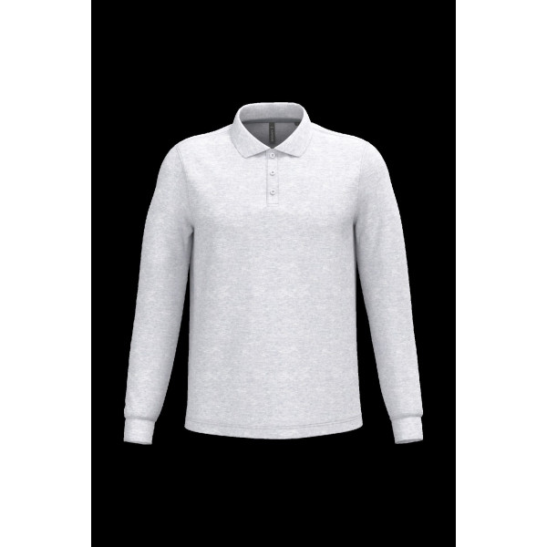 Polo manches longues homme en coton de qualité - BCM Goodies