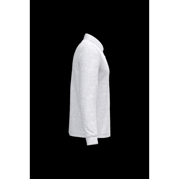 Polo manches longues homme en coton de qualité - BCM Goodies