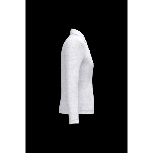 Polo manches longues femme personnalisable - BCM Goodies