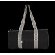 Sac polochon écoresponsable en coton recyclé - Black Night / Ecume - BCM Goodies