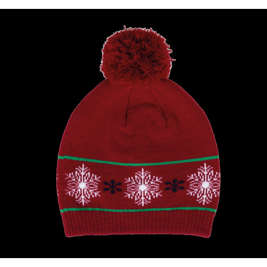 Bonnet motifs de Noël personnalisable - BCM Goodies