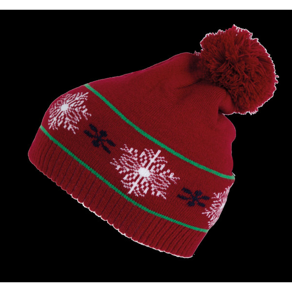 Bonnet motifs de Noël personnalisable - BCM Goodies