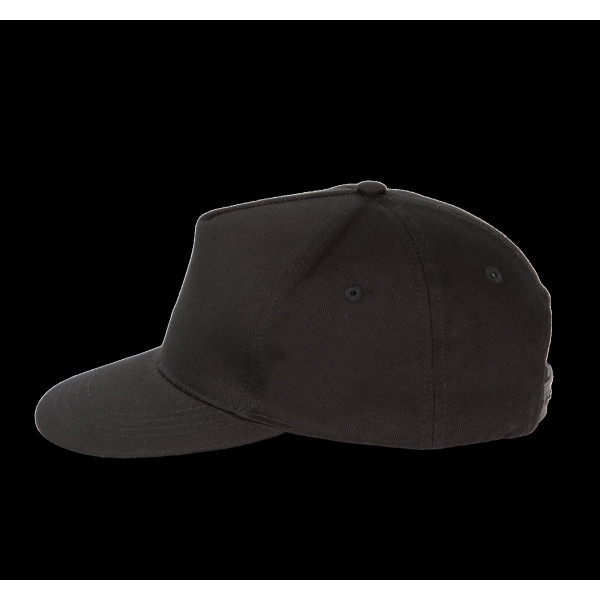 Casquette snapback 5 panneaux en coton sergé - Réglable - Personnalisable