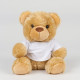 Ours en peluche avec t-shirt personnalisable - BCM Goodies - 100% polyester - Norme EN71 - Idéal pour entreprises