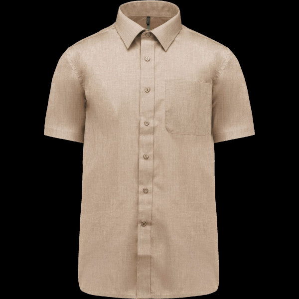 Chemise popeline polycoton manches courtes homme - BCM Goodies