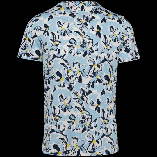 T-shirt écoresponsable imprimé tropical pour homme - BCM Goodies
