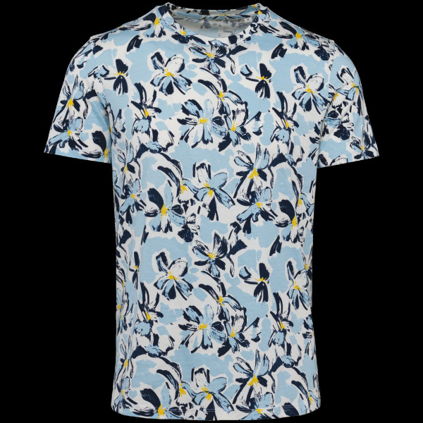 T-shirt écoresponsable imprimé tropical pour homme - BCM Goodies