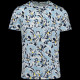 T-shirt écoresponsable imprimé tropical pour homme - BCM Goodies