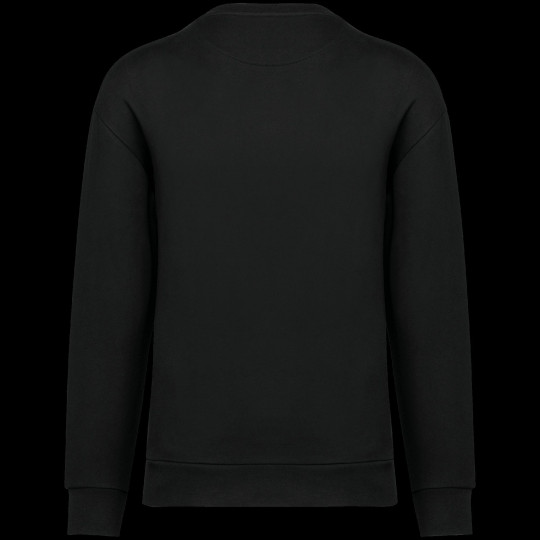 Sweat-shirt écoresponsable à col rond à épaules tombantes en coton biologique - Personnalisable pour entreprises et organisation