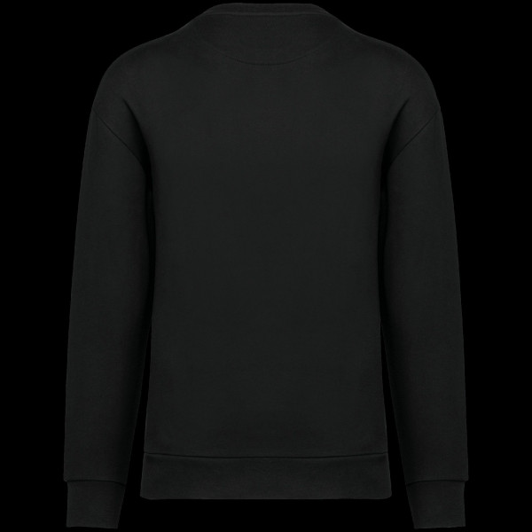 Sweat-shirt écoresponsable à col rond à épaules tombantes en coton biologique - Personnalisable pour entreprises et organisation