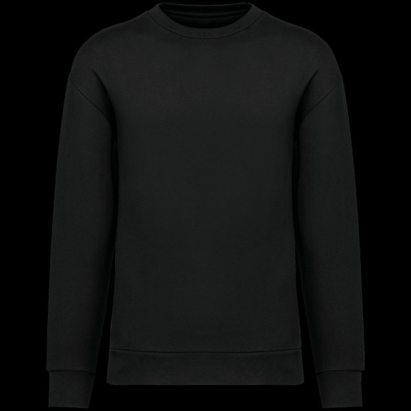 Sweat-shirt écoresponsable à col rond à épaules tombantes en coton biologique - Personnalisable pour entreprises et organisation